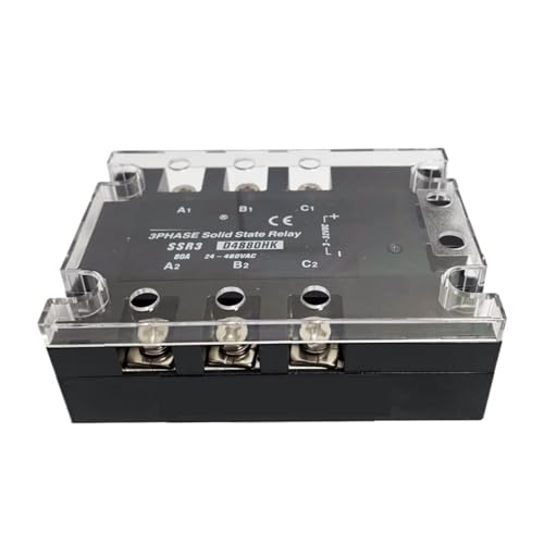 Dreiphasiges Halbleiterrelais DC-Steuerung AC 380 V 3f SSR 40DA 10DA 25DA 80DA 100DA Modul 3-32 VDC Eingang 24-480 VAC Last(SSR3-D4880HK (80A)) von QXYSLHKC