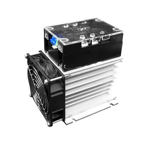 Einphasiger intelligenter Motor-Softstarter, Softstart-Modul, langsamer Start for Wasserpumpen-Motormodul mit Lüfterkühler(SSR-100WA-R1(4KW)) von QXYSLHKC