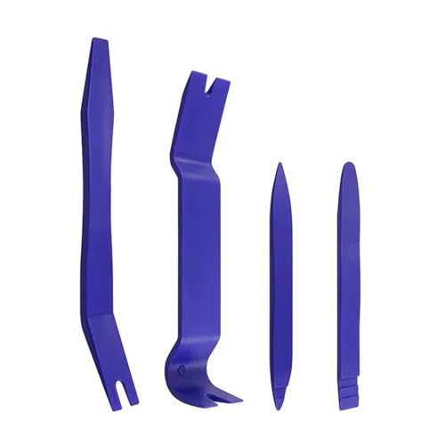 Kunststoff Auto Demontage Tools Kit Auto Radio Tür Clip Panel Trim Entfernung Installer Pry Kit Refit Set(Blue 4pcs) von QXYSLHKC