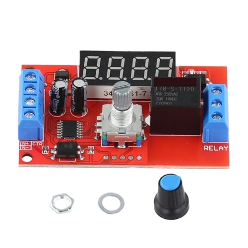 LED Digital Timer Relais Verzögerung Schalter Modul DC5V/12V/24V Einstellbare Zeit-Verzögert Trigger Timing schalter Relais Bord(12V) von QXYSLHKC