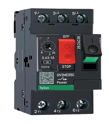 Motorschutzschalter GV2ME01C-32C Motorstarter Dreiphasenmotor Überlast-Kurzschlussschutz(GV2ME01C) von QXYSLHKC