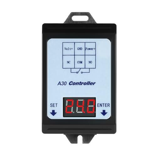 Relaisschalter-Controller DC 6~80 V Spannungserkennung Lade-Entlade-Monitor mit Gehäuse Digitalanzeige DC-Spannungserkennung(A30) von QXYSLHKC