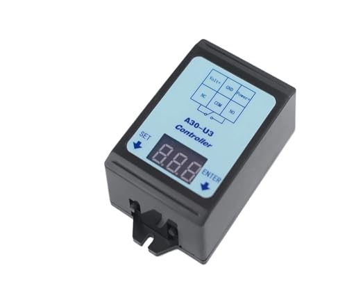 Relaisschalter-Controller DC 6~80 V Spannungserkennung Lade-Entlade-Monitor mit Gehäuse Digitalanzeige DC-Spannungserkennung von QXYSLHKC