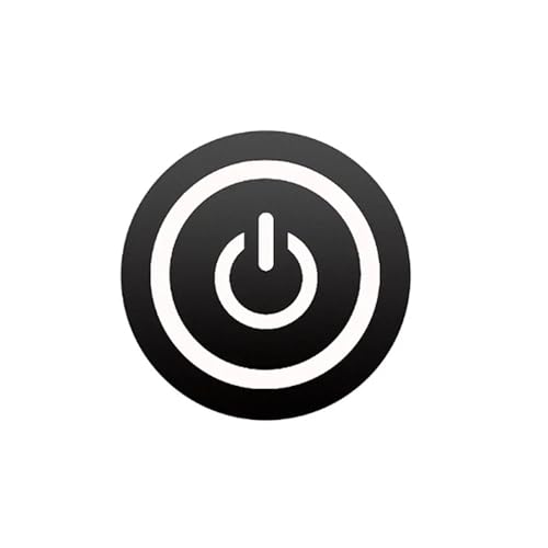 Schwarzer Metall-Druckknopfschalter 12/16/19/22 mm Start Stop On Off Momentary LED-Licht-Netzschalter 5 V 12 V 24 V Steckdosen(WHITE POWER LED,16MM_MOMENTARY_9-30V(12V)) von QXYSLHKC