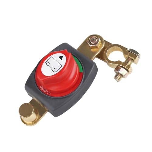 Top Post Batterie Power Cut Rotary Negative On/Off Schalter Trennen Isolator 12-48V for Auto Fahrzeug RV Lkw Marine Boot(Negative Top Post) von QXYSLHKC