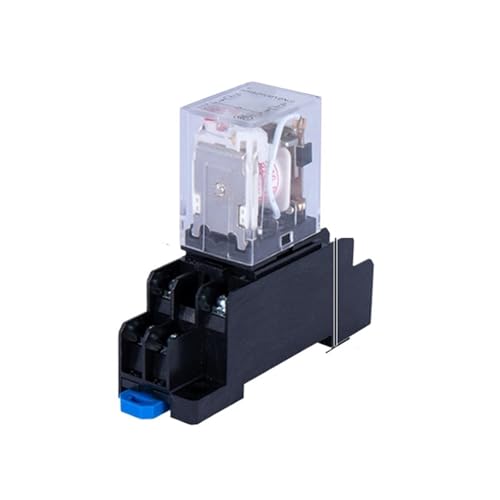 1 STÜCKE HH52P MY2NJ DPDT Kleine Spule Allgemeine Elektromagnetische Zwischenrelaisschalter Mit Sockel Basis LED AC 220/380 V 12/24 V(DC24V) von QYCWHXVDF