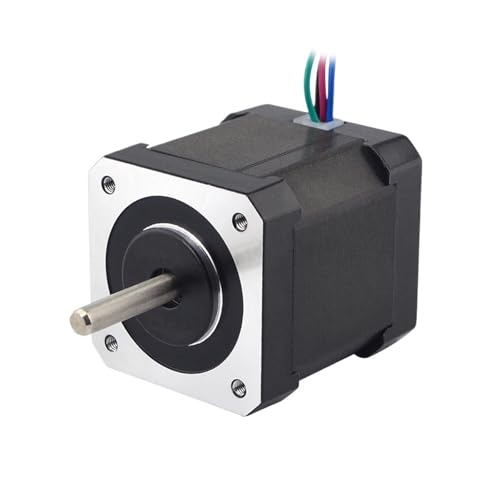 1 Stück 0,9 Grad Doppelwelle 17 Schrittmotor bipolar 48 mm 44 Ncm (62,48 oz.in) 1,68 A 4 Drähte for CNC-3D-Drucker/Extrudermotor von QYCWHXVDF