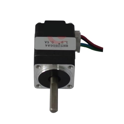 1 Stück 1,8 Grad 2 Phasen 20 mm Gehäuselänge 28 mm, Wellendurchmesser 4 mm, 24 V Schrittmotor von QYCWHXVDF