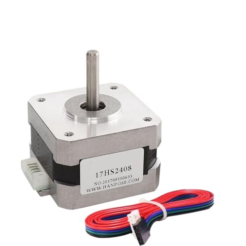 1 stück 17 Schrittmotor 0,6 A 12 n.cm for 3D-Drucker 17 Motor 42BYGH 28 mm 17HS2408 12 V Schrittmotor von QYCWHXVDF