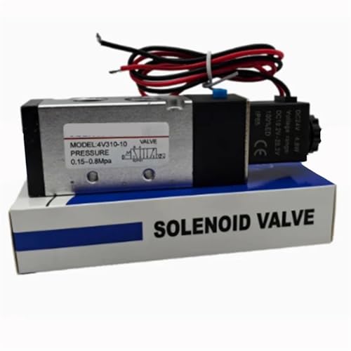 1 stück 4V310-10 zwei positionen fünf weg wasserdicht AC220V high-power steckdose mit licht DC24V pneumatische magnetventil(Waterproof DC24V) von QYCWHXVDF