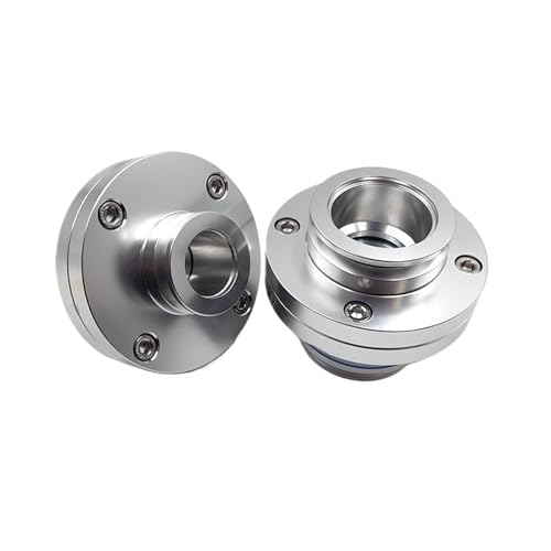 1 stück Aluminiumlegierung Tri Clamp Sanitär Vakuum Inline Einweg-Rückschlagventil Anzug O-Ring Geeignet Vakuum Rohrleitungen Vakuumpumpe(KF40 Suit) von QYCWHXVDF