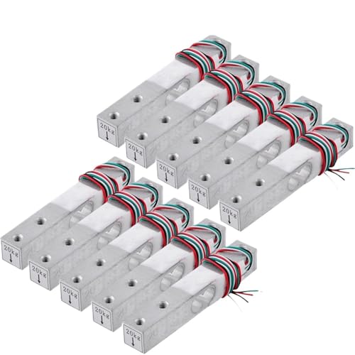 10 Stück 1 kg 2 kg 3 kg 5 kg 10 kg 20 kg Wägezelle Gewichtssensor Elektronische Waage Aluminiumlegierung Wiegedrucksensor (10 Stück HX711) von QYCWHXVDF