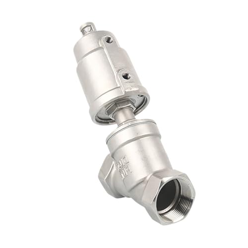 1pc Hochtemperaturdampf Pneumatisches Eckventil Edelstahl Y-Typ Innengewinde Pneumatische Ventile(1",B TYPE_DOUBLE ACTING) von QYCWHXVDF