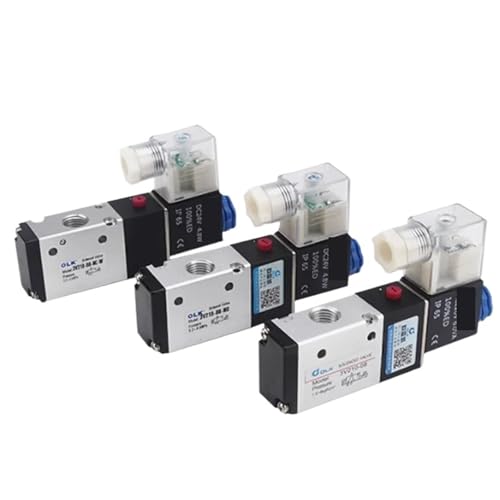 1pc Ventil 3V210-08 3V210-06-NC/NO zwei Positionen drei normalerweise geschlossen normalerweise offen externer Pilot 1/4 1/8 Zoll DC24V(Blue) von QYCWHXVDF