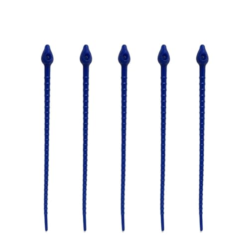 5 Stück 18 cm blauer Kabelbinder for das Management von Brottüten, Kabelbinder for Headsets, Datenleitungen, multifunktionale wiederverwendbare Kabel 5 Stück 18 cm blauer Kabelbinder for das Management von Brottüten, Kabelbinder for Headsets, Datenleitungen, multifunktionale wiederverwendbare Kabel von QYCWHXVDF