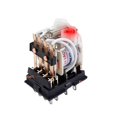 5 Stücke MY2P HH52P MY2NJ Relaisspule Allgemeiner Micro Mini Elektromagnetischer Relaisschalter mit LED AC 110 V 220 V 12 V 24 V 36 V(AC (5Pcs),220V With Base) von QYCWHXVDF