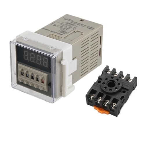 DH48J-8 8A 11A Elektronische voreingestellte Digitalanzeige Zähler Relaissensor Zählen Azyklisch 8PIN 11PIN Mit Basis DC12V 24V AC220V(DH48J-11A AC380V) von QYCWHXVDF