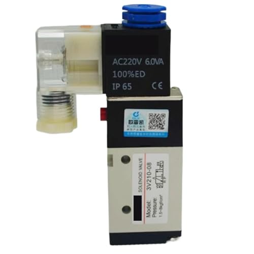 Zwei position drei-weg elektromagnetische richtungs ventil 3V210-083V210-063V3103V410 pneumatische steuerventil Luft Ventil(3V410-15 DC24V) von QYCWHXVDF
