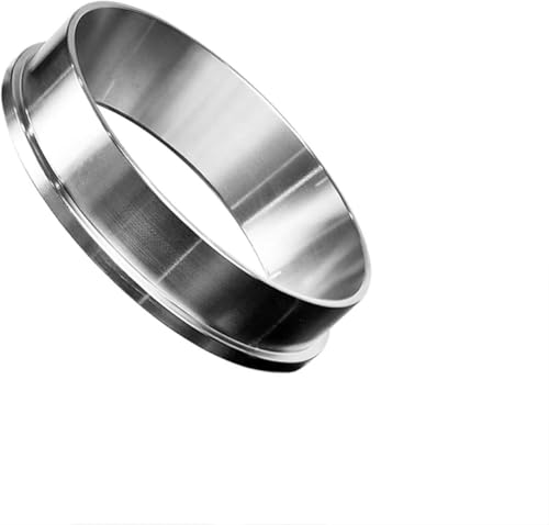 NNOVAT Dosierring 58mm 57MM 57,5MM Kaffee Dosierung Ring 304 Edelstahl for Trichter Siebträger Kaffee Zubehör Espresso Barista Werkzeuge Kaffeedosierer (Coffee Dosing Ring, 57mm) von NNOVAT