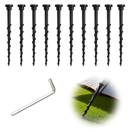 10x Erdschrauben für Husqvarna Automower 305 105 308 – Rasenmäher Ladestation Schraube 13,7 cm – Erdschrauben Mähroboter – Automower Zubehör – Erdschrauben Fundament Garten Mit 1 Spezialschlüssel 10x Erdschrauben für Husqvarna Automower 305 105 308 – Rasenmäher Ladestation Schraube 13,7 cm – Erdschrauben Mähroboter – Automower Zubehör – Erdschrauben Fundament Garten Mit 1 Spezialschlüssel von QYHON