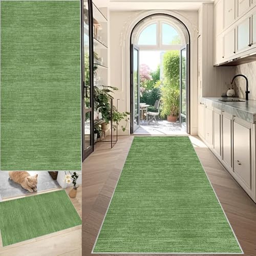 Teppich Läufer Flur Lang rutschfeste waschbare Teppichläufer, Schmutzfangmatte Innen, absorbierend Fußmatte, Läufer Teppich für Eingang, Flur, Küche,Schlafzimmer, Korridor Küchenteppich 60 x 250 cm Teppich Läufer Flur Lang rutschfeste waschbare Teppichläufer, Schmutzfangmatte Innen, absorbierend Fußmatte, Läufer Teppich für Eingang, Flur, Küche,Schlafzimmer, Korridor Küchenteppich 60 x 250 cm von QYJBOUU
