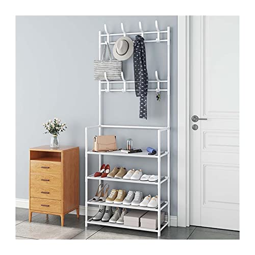QYMYOZ Garderobenständer Garderobenständer Garderobenständer Garderobenständer Multifunktionsgarderobe Bodenregalständer mit Rädern Multifunktions-Lagerregal Organizer Kleidungsstück Kleiderhalter QYMYOZ Garderobenständer Garderobenständer Garderobenständer Garderobenständer Multifunktionsgarderobe Bodenregalständer mit Rädern Multifunktions-Lagerregal Organizer Kleidungsstück Kleiderhalter von QYMYOZ
