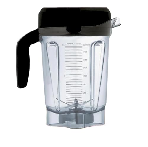Kompatibel mit Krug 64oz Low-Profilefor 750 5200 5000 6300 7500 Vm0102 Vm0103 Vm0197 E310 Behälter Glas Tasse von QYNZFAWO