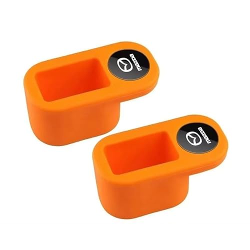 QYPLKJHG 2 Stücke Auto Sicherheitsgurt Schnallenschutz für Mazda 3 2009-2013, Silikon Autogurtschlösser Befestigungssysteme für Autositze Autositze Einführhilfen,Orange QYPLKJHG 2 Stücke Auto Sicherheitsgurt Schnallenschutz für Mazda 3 2009-2013, Silikon Autogurtschlösser Befestigungssysteme für Autositze Autositze Einführhilfen,Orange von QYPLKJHG