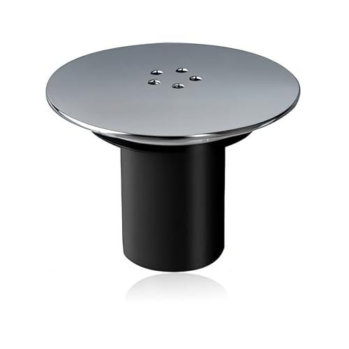 Duschabfluss Abdeckung, Duschablauf Abdeckung 90mm / 115mm Geruchsverschluss Dusche Verchromt Badewannenstöpsel mit Geruchsstop Eimer Duschablauf Deckel für Badezimmer von QYRDBGY
