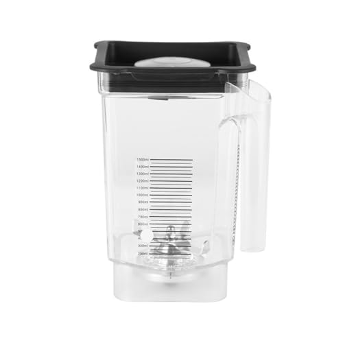 Mixerbehälter Kompatibel for LEHEHE L8D A9 Lebensmittelmixer Ersatzbecher Messerdeckel von QZCPXPPHT