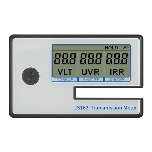 162 Fensterfolien-Transmissionsmessgerät, 162A Tönungsmessgerät for UV-Infrarot-Blockierungsrate und Durchlässigkeit for sichtbares Licht(162) von QZCX