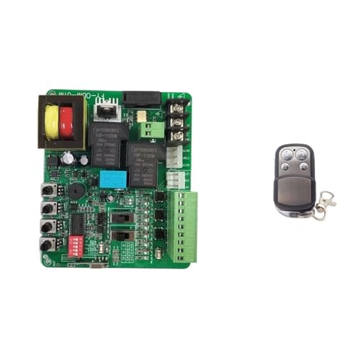 220 V/110 V Schiebetormotorplatine mit langsamem Stopp, automatischem Schließen, 433 MHz Fernbedienung und mobiler Bluetooth-Leiterplatte(PCB 1 remote 220V) von QZCX