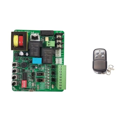 220 V/110 V Schiebetormotorplatine mit langsamem Stopp, automatischem Schließen, 433 MHz Fernbedienung und mobiler Bluetooth-Leiterplatte(PCB 3 remote 220V) von QZCX
