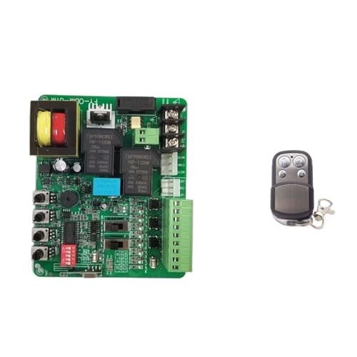 220 V/110 V Schiebetormotorplatine mit langsamem Stopp, automatischem Schließen, 433 MHz Fernbedienung und mobiler Bluetooth-Leiterplatte(PCB 5 remote 220V) von QZCX