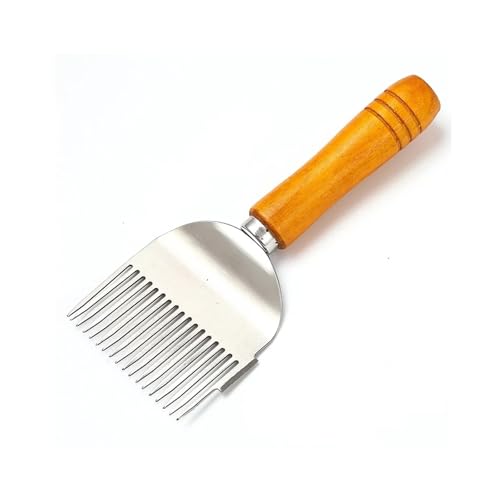 5 Stücke Imker Honigschneider Holzgriff Kamm Honig Pin Nadel Honig Messer Cut Entdeckelungsgabeln 17 Wurzel BEE Gabel Langlebig ,Imkereibedarf von QZCX