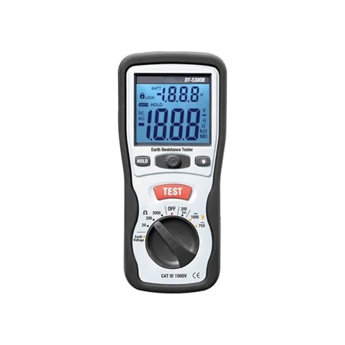 DT-5300B Digitaler Isolationswiderstandstester Megohmmeter Erdungswiderstandsmessgerät AC/DC Strom- Und Spannungstester DT-5300B Digitaler Isolationswiderstandstester Megohmmeter Erdungswiderstandsmessgerät AC/DC Strom- Und Spannungstester von QZCX