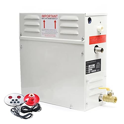 Dampferzeuger Home Dampfmaschine Machine Saunabad SPA Dampfdusche 9KW. Digital Controller Nebelmaschine(220V 6000W) von QZCX