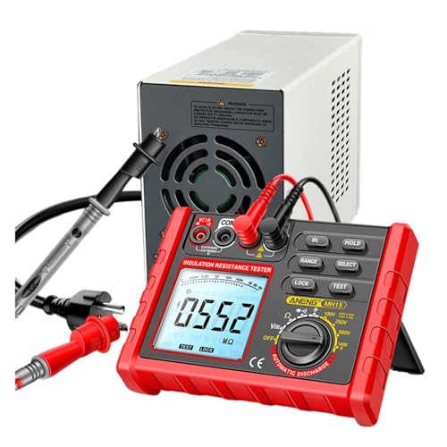 Digitaler AC/DC-Spannungstester Mit Automatischer Entladung, Multifunktionaler Voltmeter, LCD-Megohmmeter, Tester, Werkzeuge, Widerstandstester von QZCX