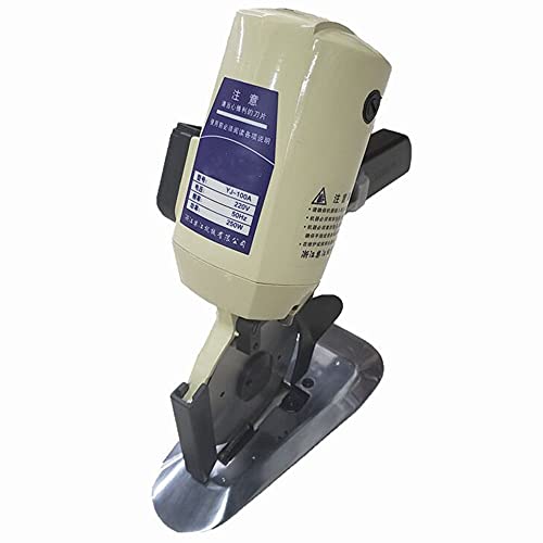 Elektrische Tuch Fräser Stoff Schneidemaschine Stoff Runde Messer Schneidemaschine Elektrische Hand Push Schere von QZCX