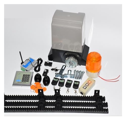 Fabrikhaus for intensive Nutzung, 1200 kg oder 1500 kg, automatischer GSM-Schiebetoröffnermotor mit 6 m oder 7 m langen Nylongestellen(KIT 2) von QZCX