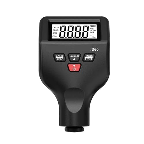 Lackschichtdickenmessgerät, Magnetisches Dickenmessgerät, Hintergrundbeleuchtung, Autolack-Tester, 0–1500 µm, funktioniert bei niedrigen Temperaturen, 0,1 µm, Russland, englisches Handbuch von QZCX