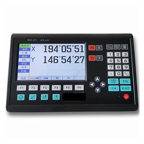 Linear-Encoder-Kit, Magnetwinkelimpuls 2 3 Äxte Verdrängung Sensorrotary Digital Linear Mini Waage Anzeige Drehmaschine Fräsmaschine(BD-2V) von QZCX