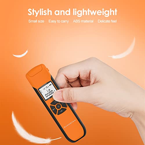 Netzwerktester, Optischer Leistungsmesser G10 NEUER MINI HIGH PREATISION USB Lithium-Batterie-direkter Ladungsfaseroptik-Leistungsmessgerät mit Blitzlicht Opm(-70-10dBm) von QZCX