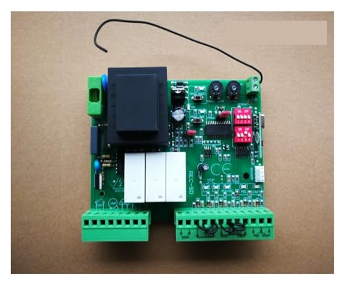 Tormotor-Controller-Platine, elektronische Karte for Schiebetoröffner, 220 V AC, Modell 433,92 MHz(No remote) von QZCX