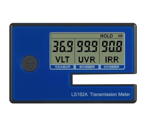 Tragbares Fensterfolien-Transmissionsmessgerät mit 1400 nm IR-Unterdrückung, UV-Blockierungsrate, Durchlässigkeit for sichtbares Licht 162 A von QZCX