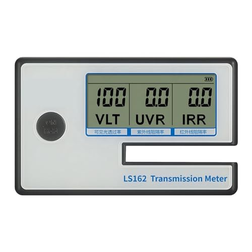Tragbares Fenstertönungs-Transmissionsmessgerät, 162 Zoll, misst IR-Unterdrückung, UV-Blockierungsrate, Durchlässigkeit for sichtbares Licht(LS162) von QZCX