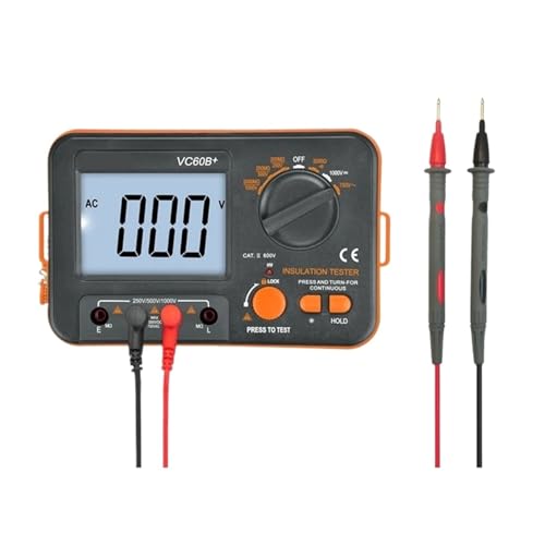 VC60B+ Digitaler Isolationswiderstandstester LCD Elektronisches DC/AC-Voltmeter 0,1~2000m Ohm MegOhm Meter Datenhaltealarm VC60B+ Digitaler Isolationswiderstandstester LCD Elektronisches DC/AC-Voltmeter 0,1~2000m Ohm MegOhm Meter Datenhaltealarm von QZCX