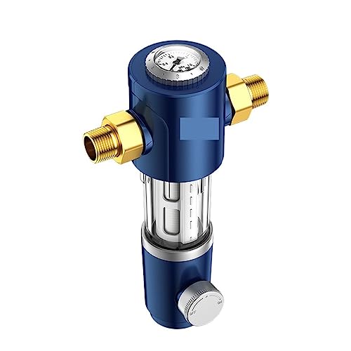 Wasser Filtersystem Trinkwasser, Automatisch rotierender Spin-Down-Sediment-Vorfilter, Rückspülung 40 μm, doppelseitiges Schaben, 6000 l, System for das ganze Haus, 1/2" & 3/4" & 1“(DN15 (0.5 Inches)) Wasser Filtersystem Trinkwasser, Automatisch rotierender Spin-Down-Sediment-Vorfilter, Rückspülung 40 μm, doppelseitiges Schaben, 6000 l, System for das ganze Haus, 1/2" & 3/4" & 1“(DN15 (0.5 Inches)) von QZCX