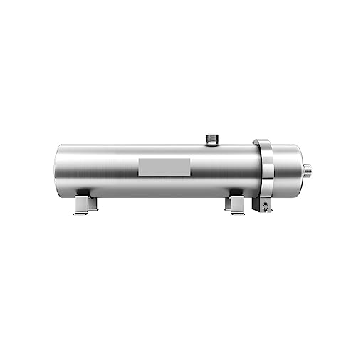 Wasser Filtersystem Trinkwasser, Wasserfiltersystem 2000L Trinkwasser Edelstahl 304 Ultrafiltration Filtration 0,01μm for Küchenhausbrunnen(Without Base) von QZCX