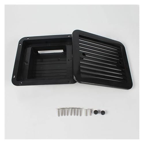 Wohnmobildach Dachventilator, Caravan Zubehör Auspuff Wärmeableitung Anti-Aging Fan Abdeckung for RV Wohnmobil Camper(Noir) von QZCX
